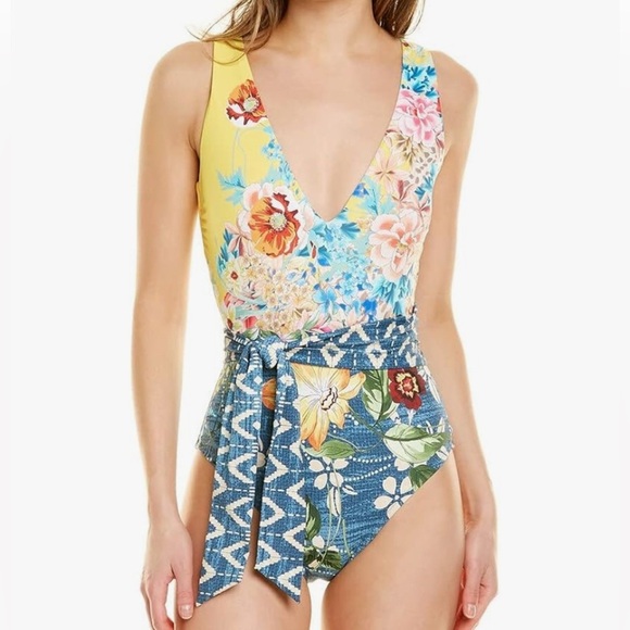 Johnny Was Other - Johnny Was Tie Front One-piece
